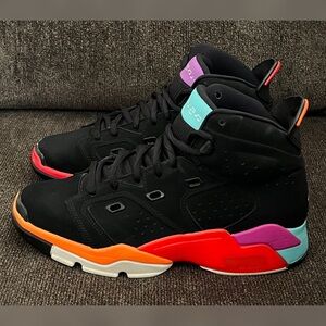 Air Jordan 6-17-23 GS 'Multi Total Orange' Boy Youth Sneakers Size-7Y